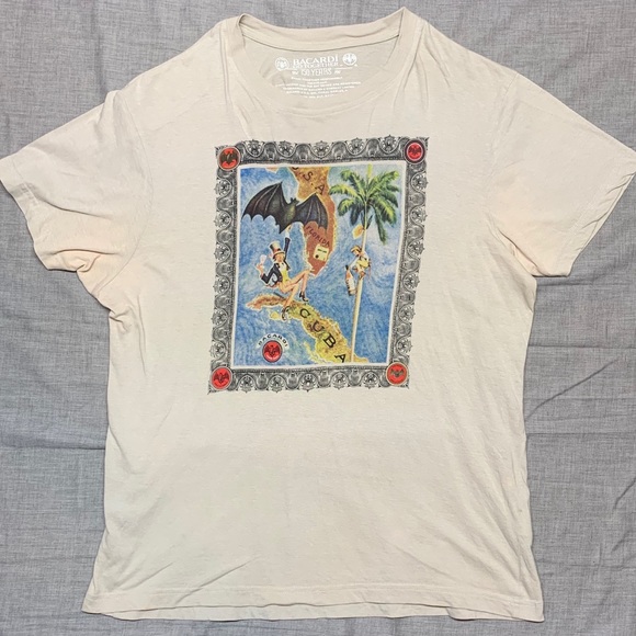 Bacardi 150 Years Anniversary T-Shirt. Sz XL - Picture 1 of 5